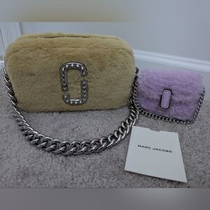 Marc Jacobs Snapshot Plush And Plush Keychain